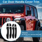 Door Handle Cover Trim for Honda Civic (2016–2021) Black