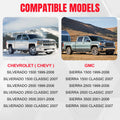 Set of 2 Outside Door Handles for Chevy GMC Extended Cab