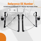 Power Window Regulator Set for BMW X5 (2000–2006) LH & RH