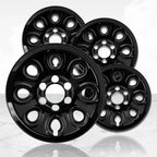 17" Gloss Black Wheel Skins (Set of 4) for 2005-2014 Chevy Suburban