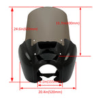 Front Headlight Fairing for Harley Dyna Super Glide (2006-2017)