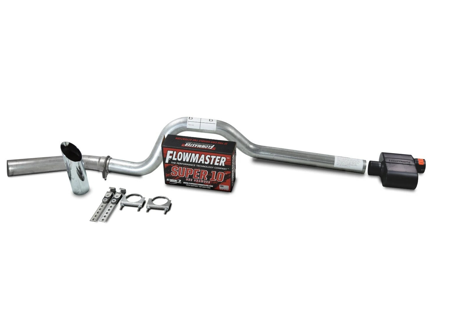 3" Exhaust Kit for Chevy GMC 1500 (1996–1999) Flowmaster Super 10 Slash C