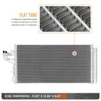 A/C Condenser for Genesis Coupe 2.0L (2010–2012) OE Style Aluminum Core
