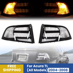 Rear Tail Light for Acura TL (2004–2008) Black Housing Clear Lens LH RH