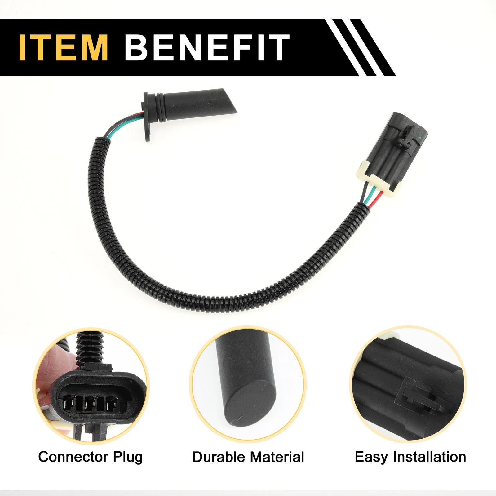 1 Pc Crankshaft Position Sensor No.10238806 for Chevrolet Camaro (1993–1995)