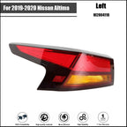 Left Driver Side Halogen Tail Light Assembly for Nissan Altima (2019â2020)