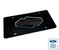 Premium Black Acrylic License Plate for Ford Bronco Wildtrak (2021–2024)