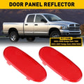 Set of 2 Front Door Reflector Light Covers for Dodge Ram 1500 2500 3500 (EOH)