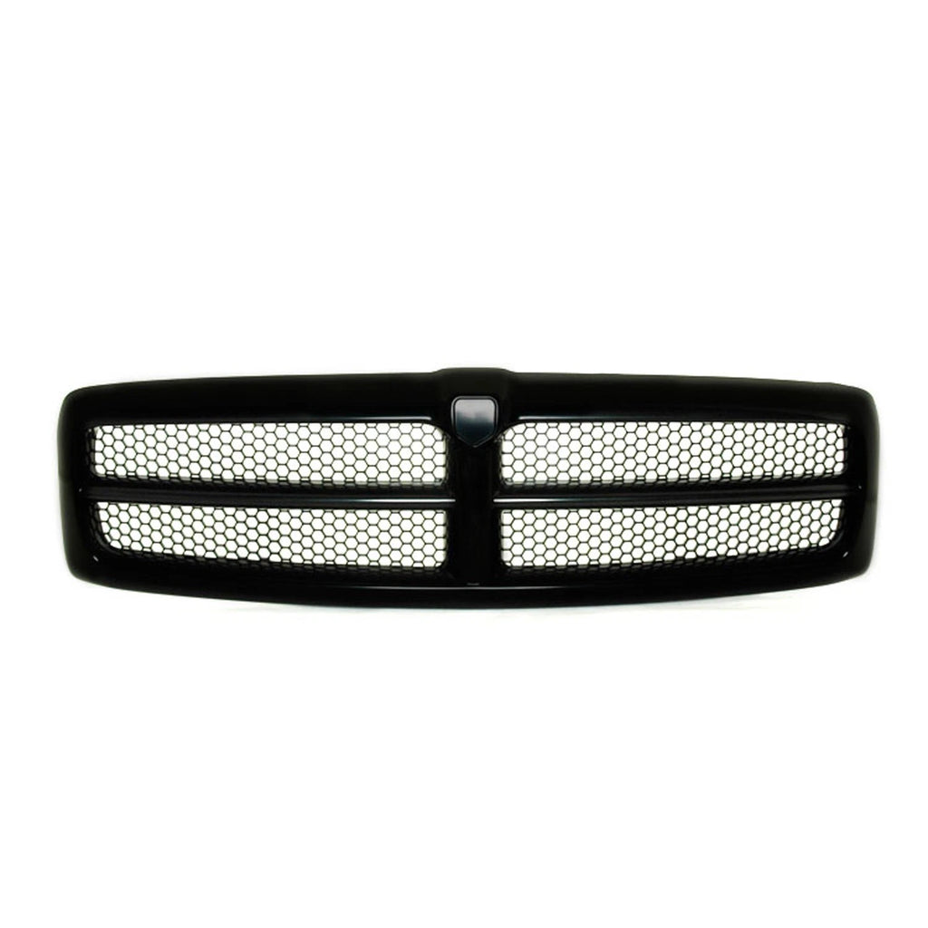 Replacement Black Matte Plastic Front Grille (See compatibility Chart)