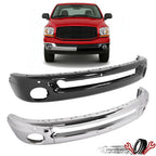 Front Bumper Face Bar for Dodge Ram 1500/2500/3500 (2002–2010) Black/Chrome