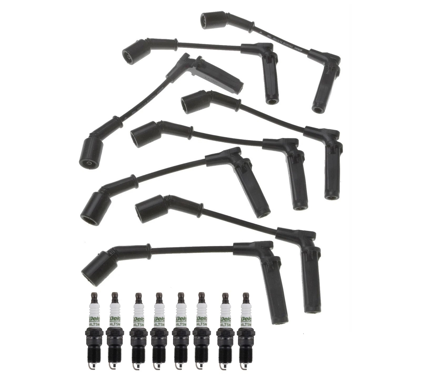 Set of 8 Ignition Wires for Buick Chevy GMC V8 (ACDelco)