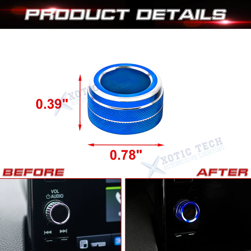 Navigation Switch Knob Ring Trim for Honda Civic (2016-2021)