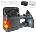Replacement Chrome Passenger Side Power Door Mirror w/Heated Dual Glass