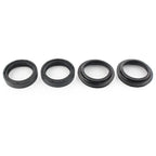 4 x Black 43x55mm Motorcycle Front Fork Damper Shock Absorber Seal