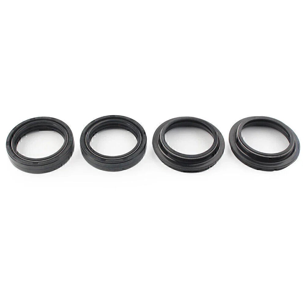 4 x Black 43x55mm Motorcycle Front Fork Damper Shock Absorber Seal