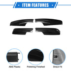 Set of 4 Roof Rack Side Rails End Covers for Toyota Highlander (2001–2007) Black
