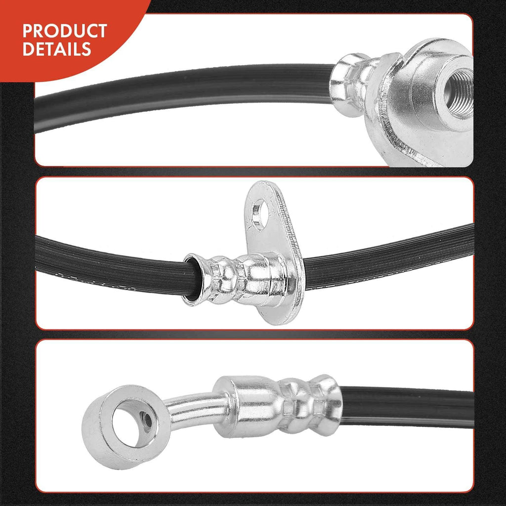 2X Front Brake Hydraulic Hose for Honda Fit (2009–2014)
