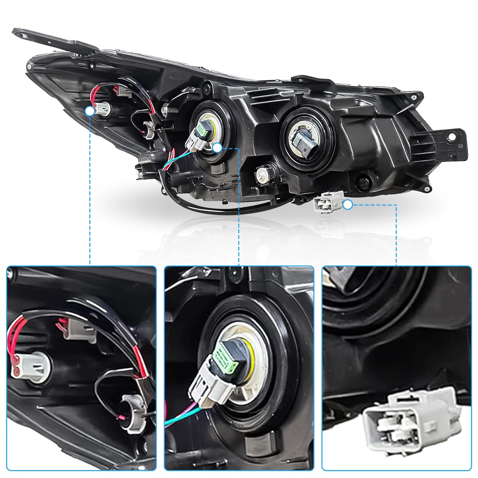 Front Left Halogen Headlight for Subaru XV Crosstrek, Impreza (2012-2014)