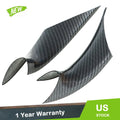 2X Carbon Fiber Inner Door Handle Covers for BMW 3 Series (2012–2019)