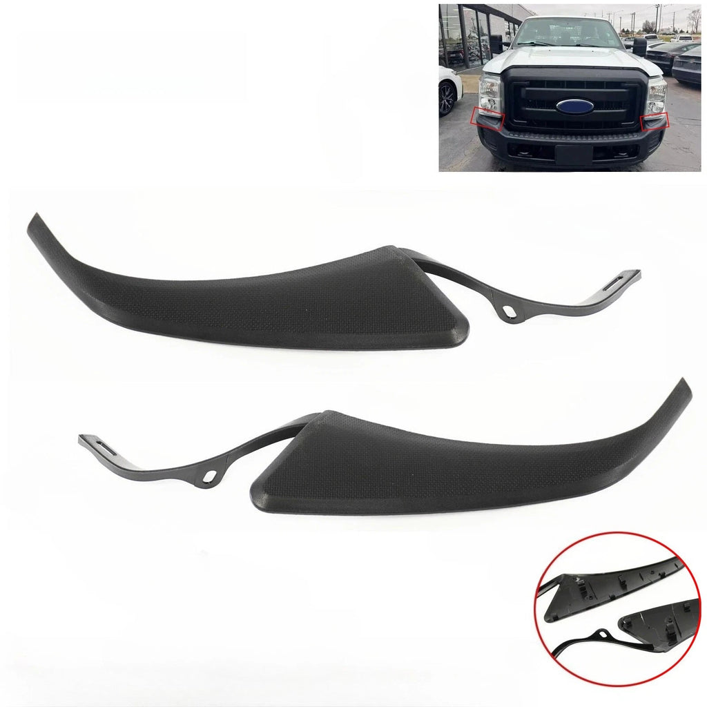 Set of 2 Front Step Pad Outer Molding Trim for Ford F250 F350 F450 (2011–2016)