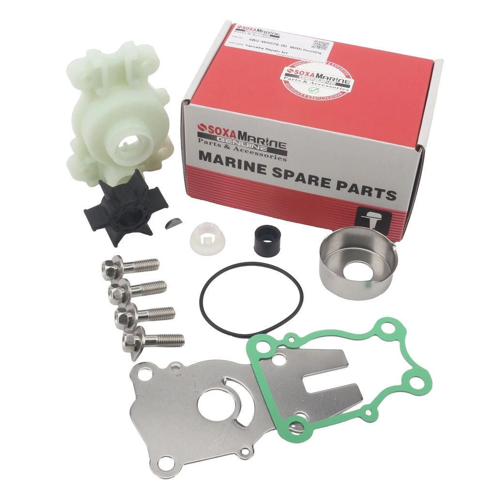 Water Pump Rebuild Service Kit 6BG-W0078-00 for Yamaha Outboard
