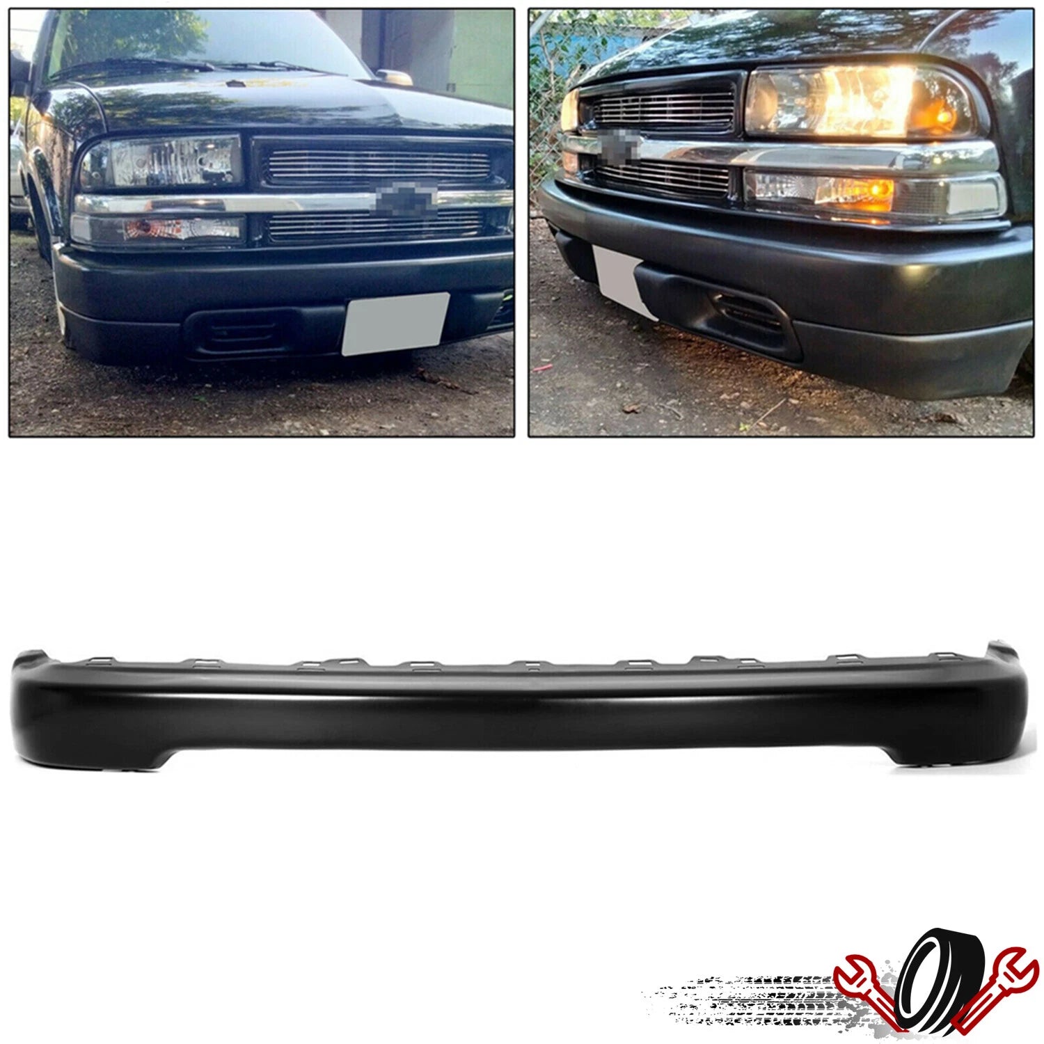 Front Bumper Face Bar for Chevrolet S10, Blazer (1998–2005)