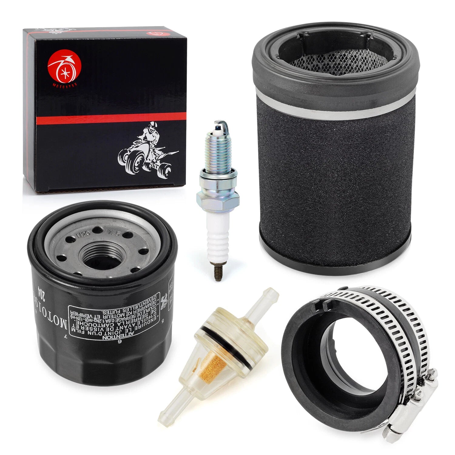 Air Filter & Oil Filter Set for Kawasaki Prairie 360 KVF360 (2003–2013)