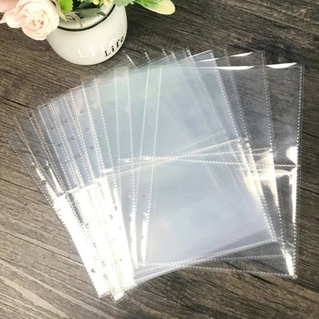 10pcs Standard A5 Binder Sleeves for Photo Album