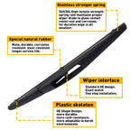 Rear Windshield Wiper & Arm Blade for Honda CR-V (2007–2011) Acura MDX (2007–2020)