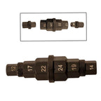 6-in-1 Steel Motorcycle Axle Wrench for