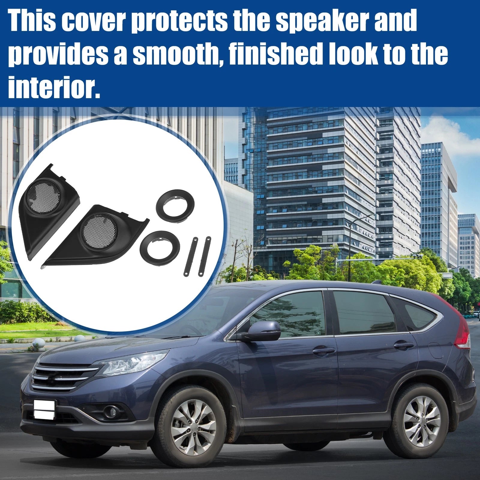 1 Pair Tweeter Speaker Panel Cover Trim for Honda CRV (2017–2019)