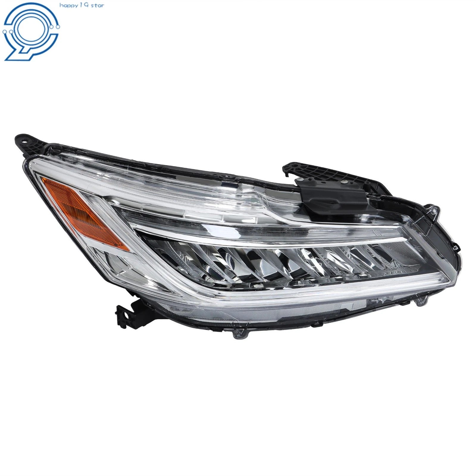 LED Headlight for Honda Accord Sedan (2016–2017) Chrome Housing