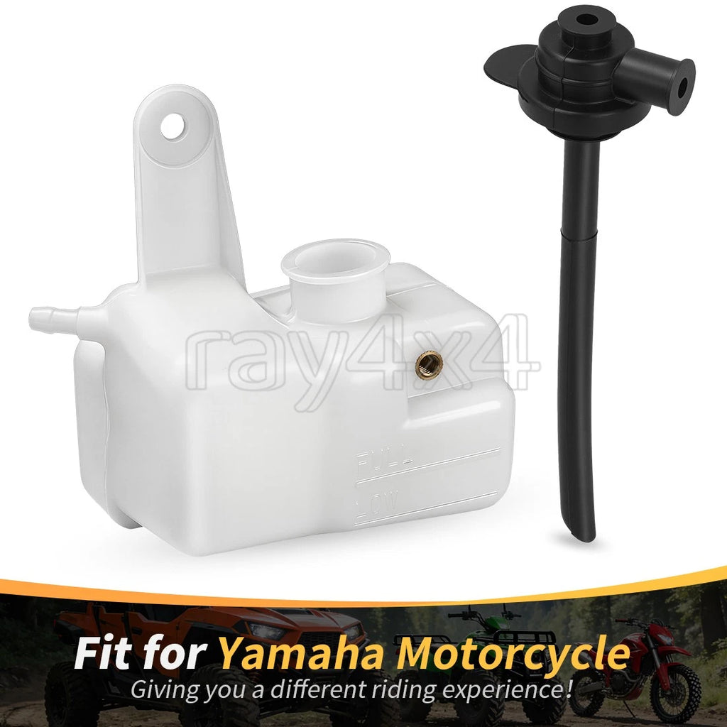 Radiator Coolant Overflow Reservoir Tank & Cap for Yamaha YZF R1 (2004–2006)