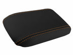 Leather Console Lid Armrest Cover for Honda Prelude (1997–2001) Orange Stitch