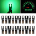 20pcs T5 Green LED Speedometer Bulbs for Universal Vehicles