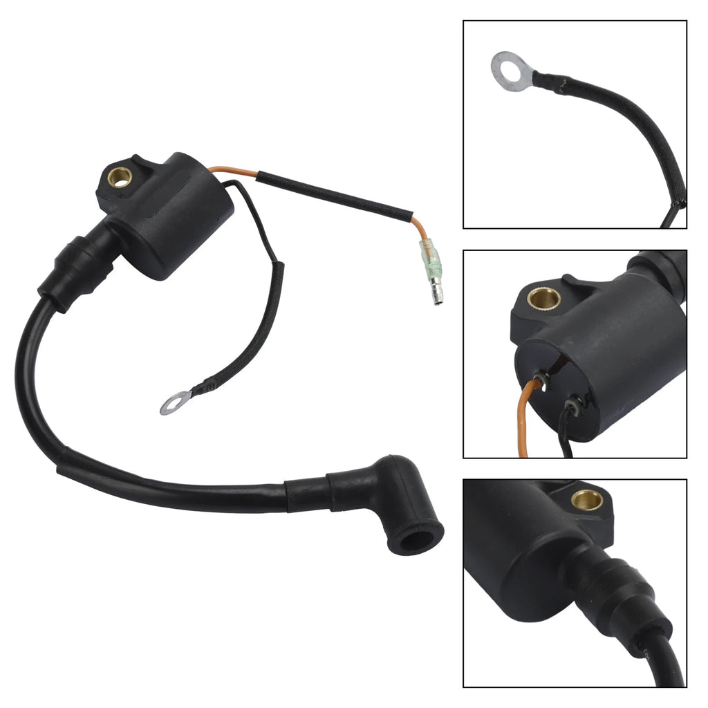 Ignition Coil for Yamaha 2HP 2 MSH 2B MHS 2C 1995–2002 6A1-85570-00