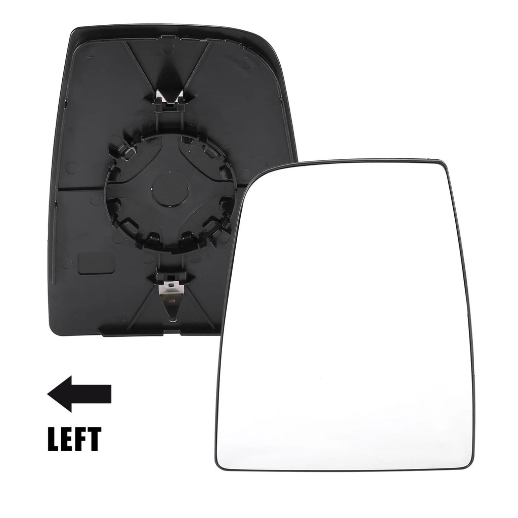Driver Side Mirror Glass with Backing Plate for Ford Transit (2015–2020)