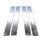 Stainless Steel Pillar Post Covers Diamond Grade 4pc for Volvo S80 (2007–2024)