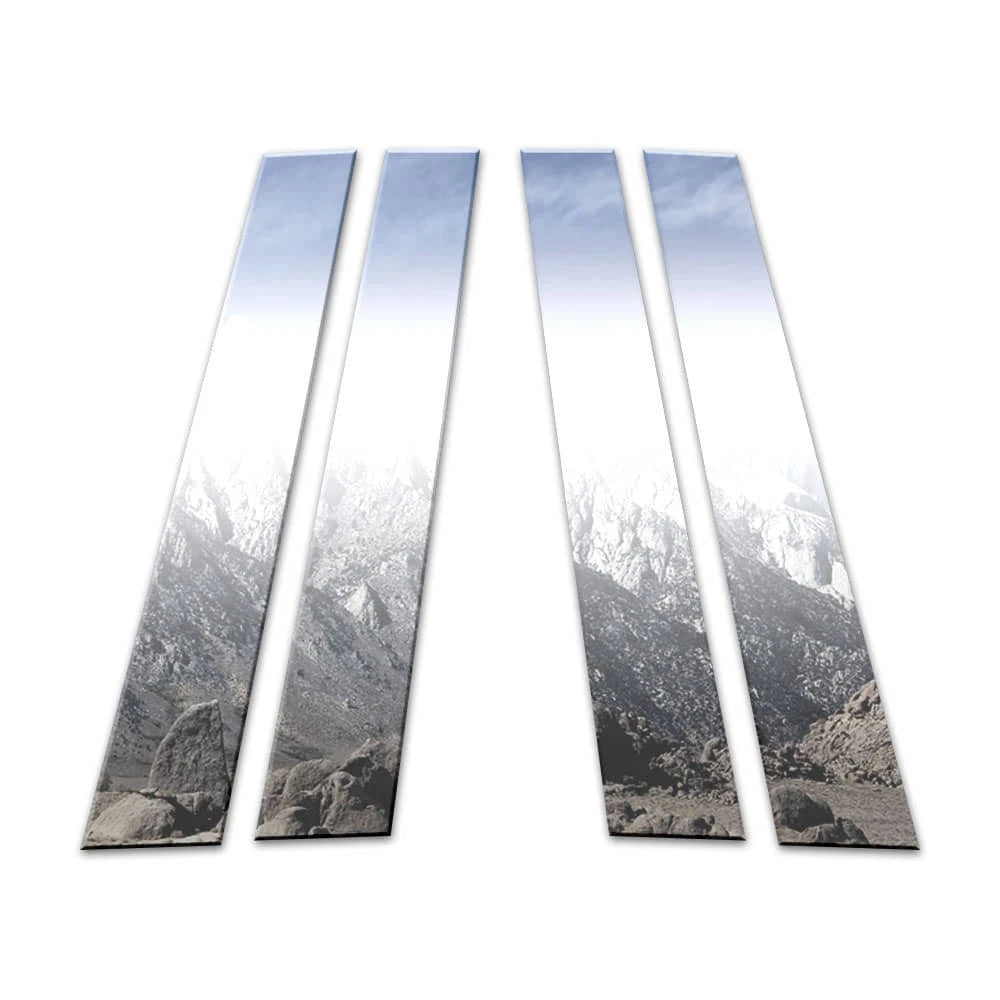 Stainless Steel Pillar Post Covers Diamond Grade 4pc for Volvo S80 (2007–2024)