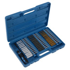 36pcs Steel Wire Brush Set for Drill Cleaning Brass Nylon 8-19mm Hex Shank
