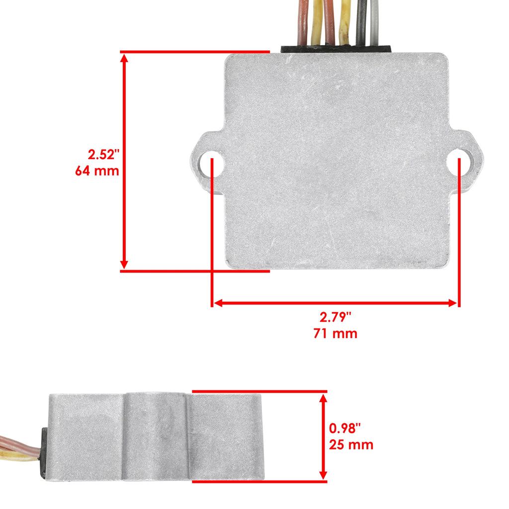 Voltage Regulator Rectifier for Mercury Marine 60HP 4-Stroke (2001–2003)