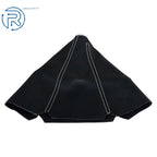 Shift Knob Boot Cover for Make Model  - Black Stitches PVC Leather