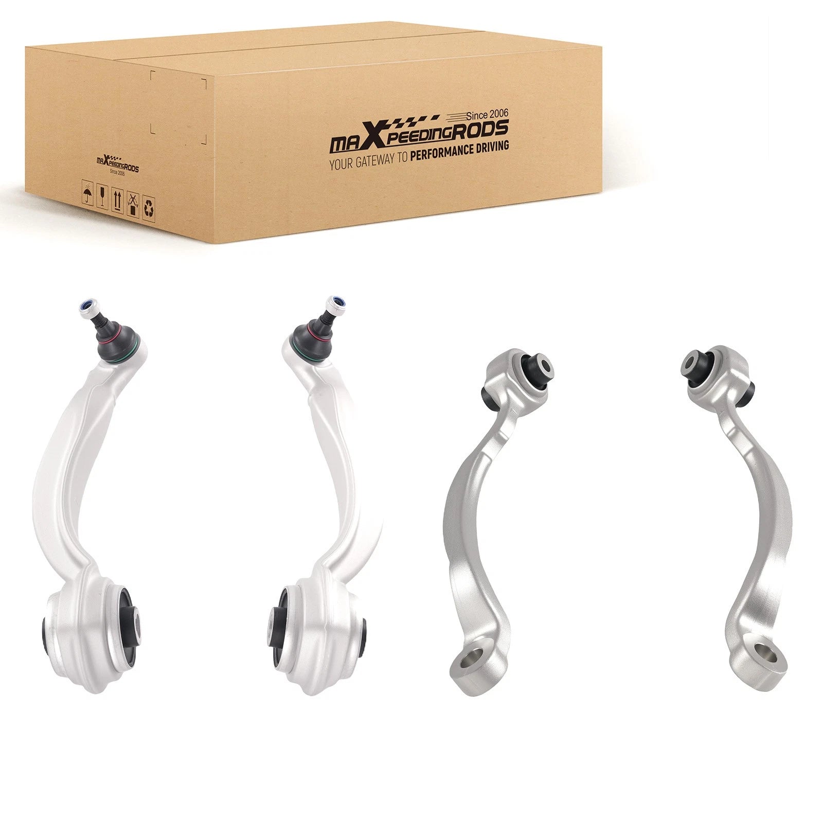 Set of 2 Front Lower Control Arms for Mercedes Benz E250 E350 E400 (2010–2016)