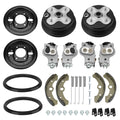 Front Brake Drum Plate Cover Shoes Cylinder Kit for Yamaha Kodiak 400 (1993–1998)