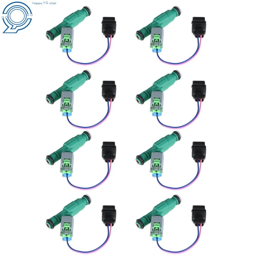 Set of 8 Fuel Injectors for Dodge Ram Dakota 5.2L 5.9L (1996–1999)