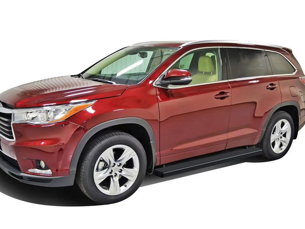 iBoard Running Boards for Toyota Highlander (2008-2019) Matte Black