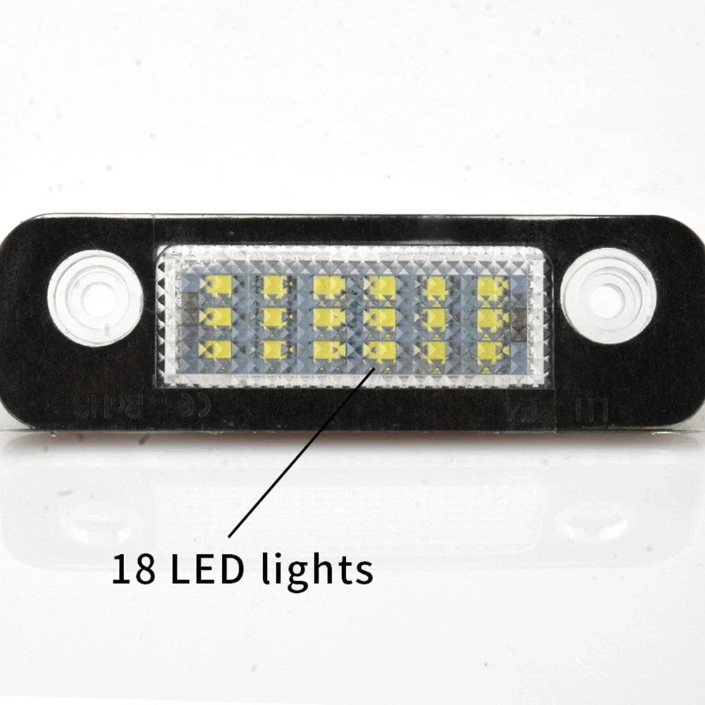 License Plate Lights for Ford Fiesta MK5, Fusion, Mondeo (2002-2012)