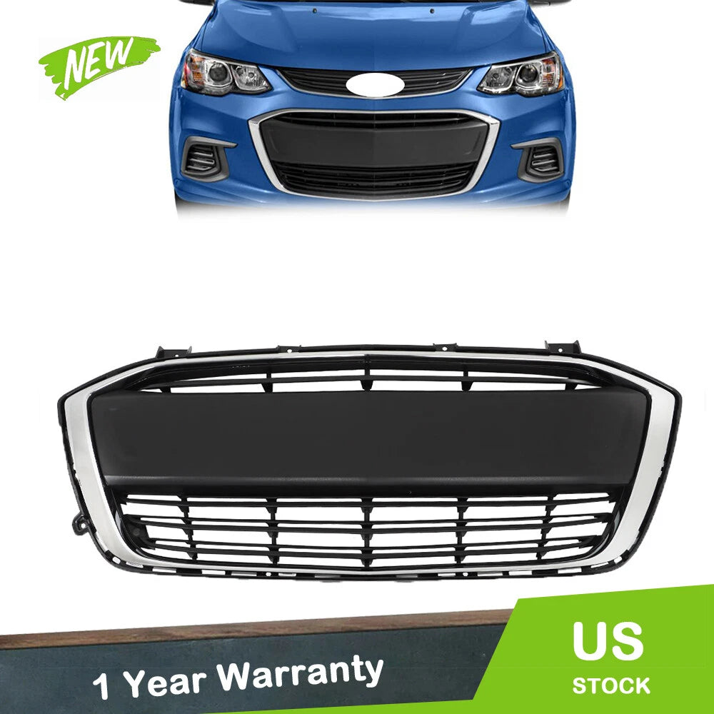 Front Bumper Upper Grille for Chevrolet Sonic (2017–2020)
