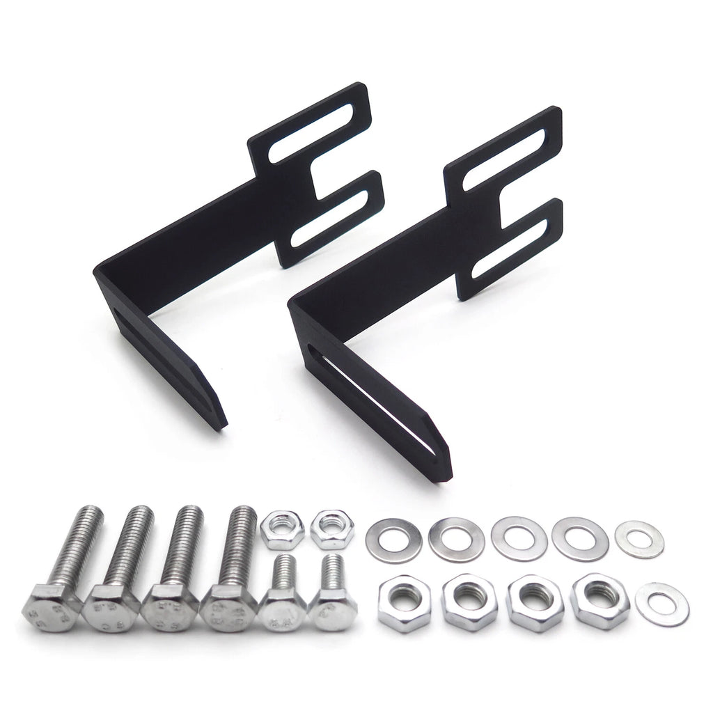 2X Hidden Bumper Bracket for Dodge Ram 2500/3500 (2003–Present) 42" LED Light Bar