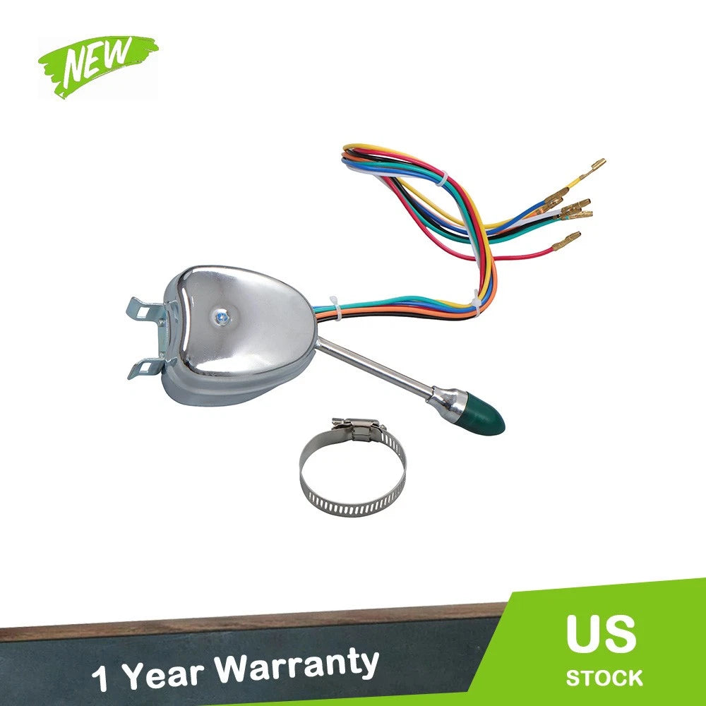 Chrome Steering Column Turn Signal Switch for Ford Truck (Universal 12V)